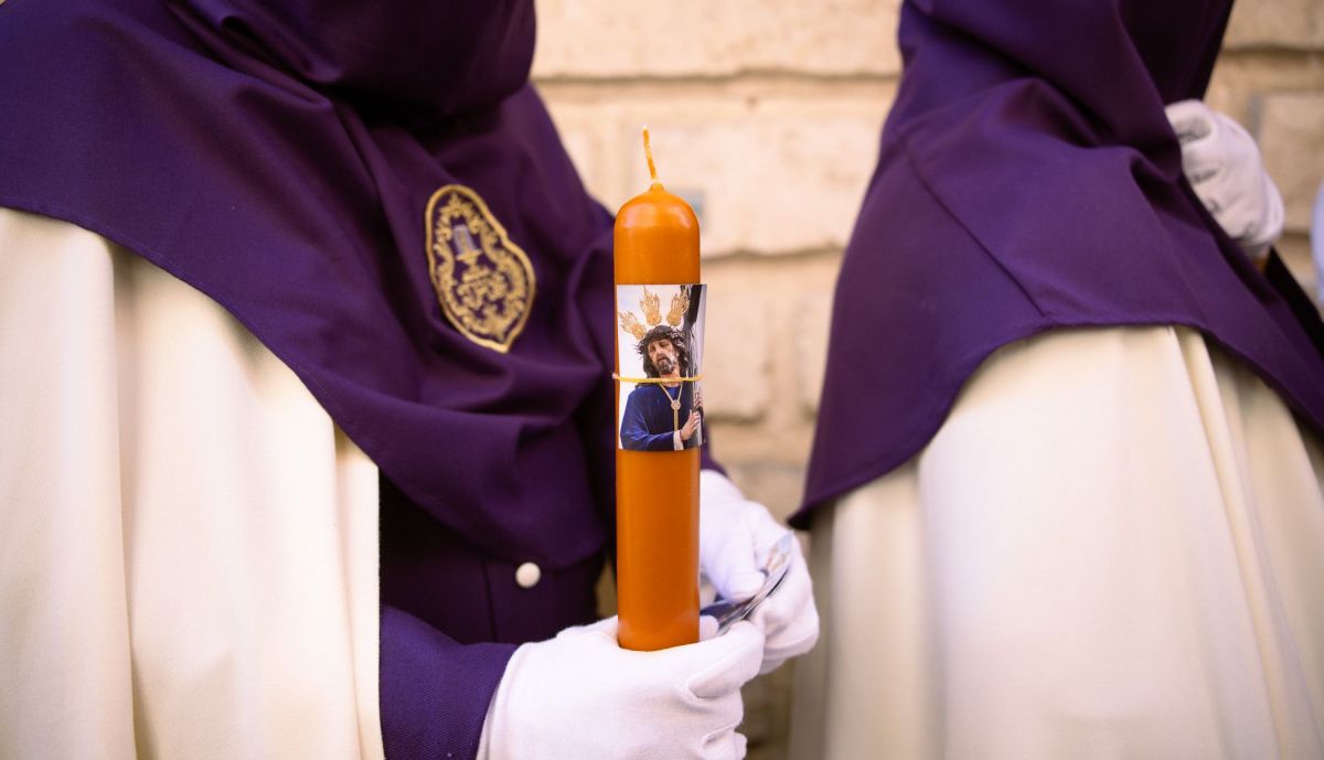 La Hermandad de la Salud de San Rafael, este Martes Santo en Jerez.
