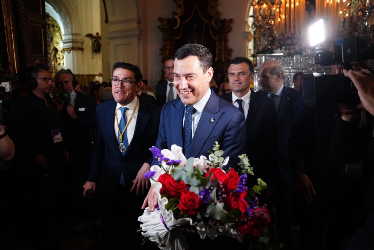 Moreno el pasado Martes Santo en Cádiz. Moreno el pasado Martes Santo en Cádiz.