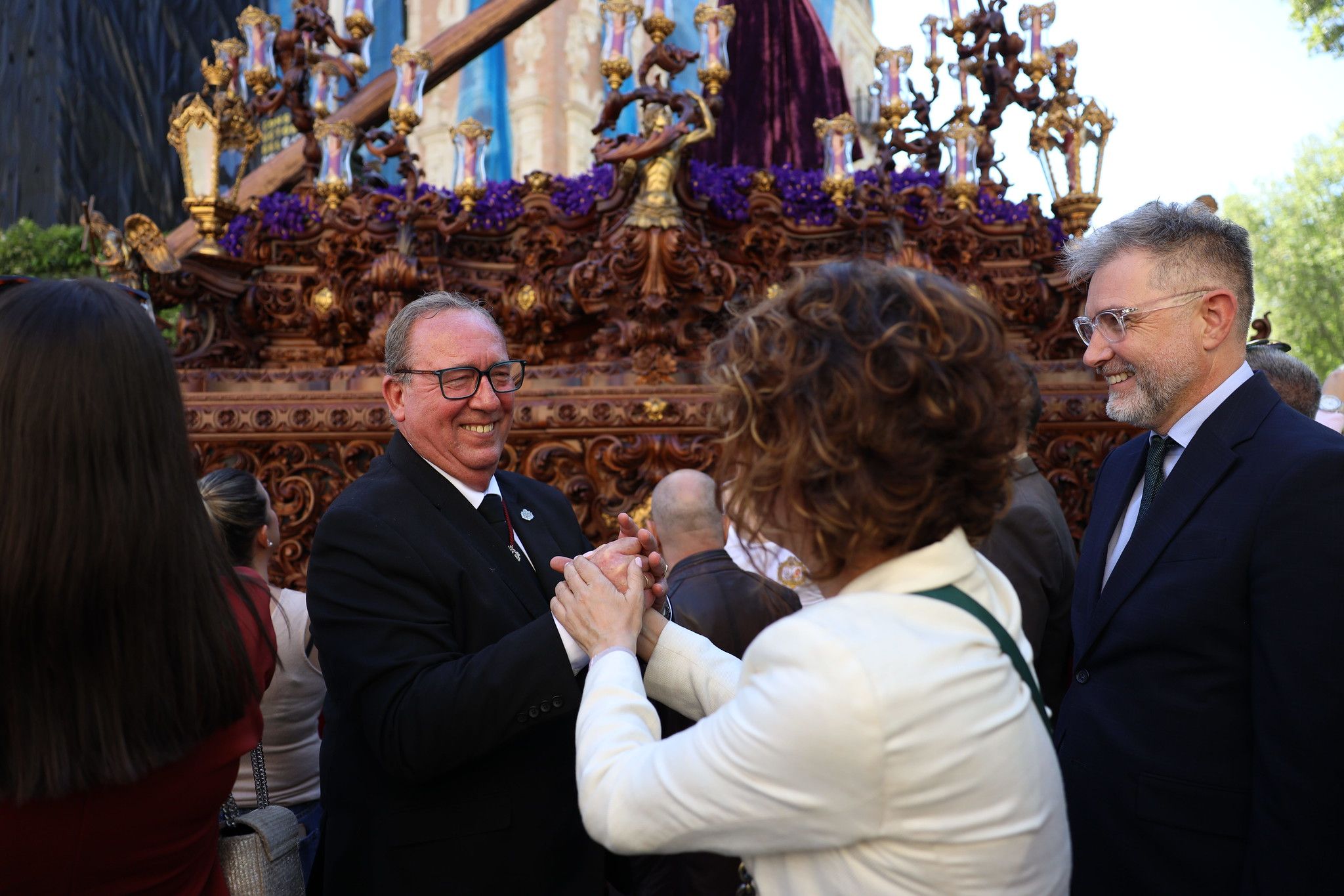 Montero, en la Semana Santa de Sevilla.