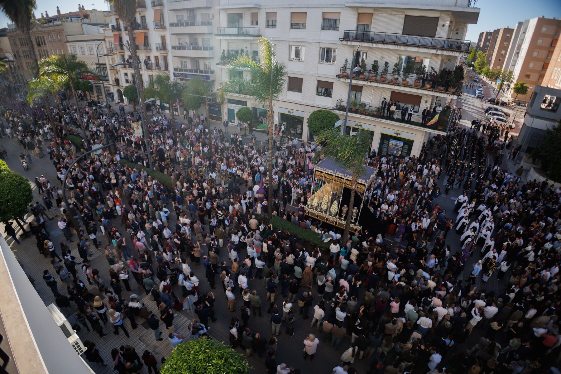 Hermandad la Defensión, este Martes Santo en Jerez.