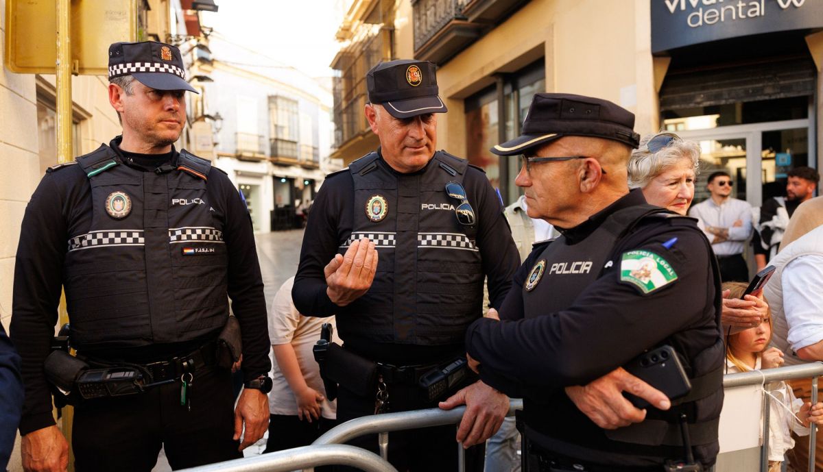 Drone Policia Local Jerez  Semana Santa Seguridad Cabrales , Jose Ignacio Martinez delegado 10