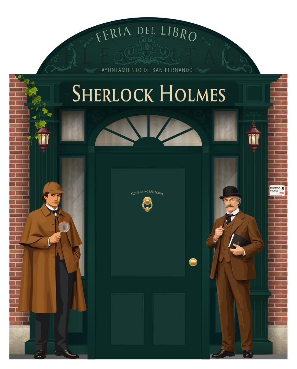 Propuesta inicial del cartel de la próxima Feria del Libro de San Fernando.