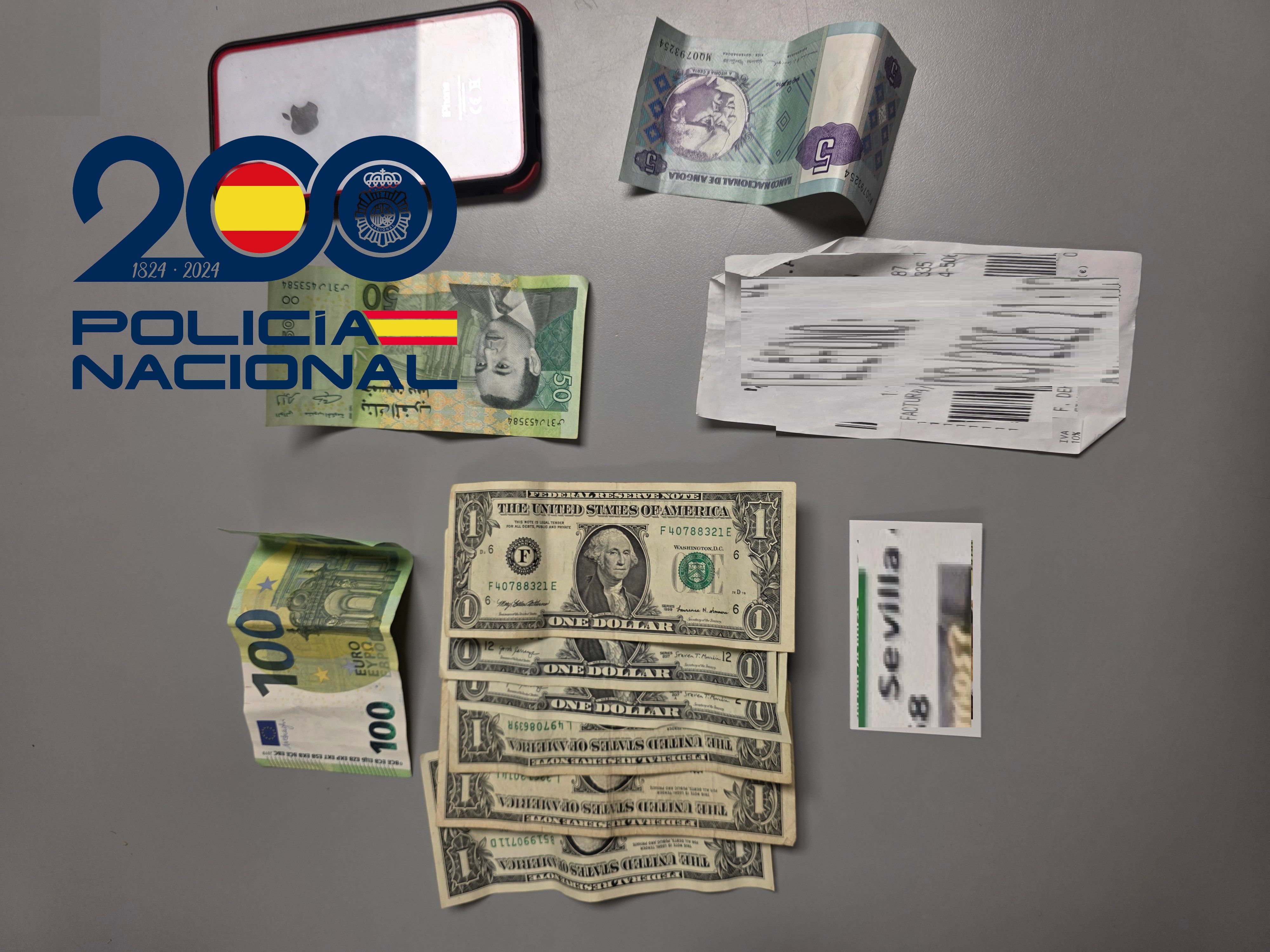 Dinero sustraído en los robos en viviendas.