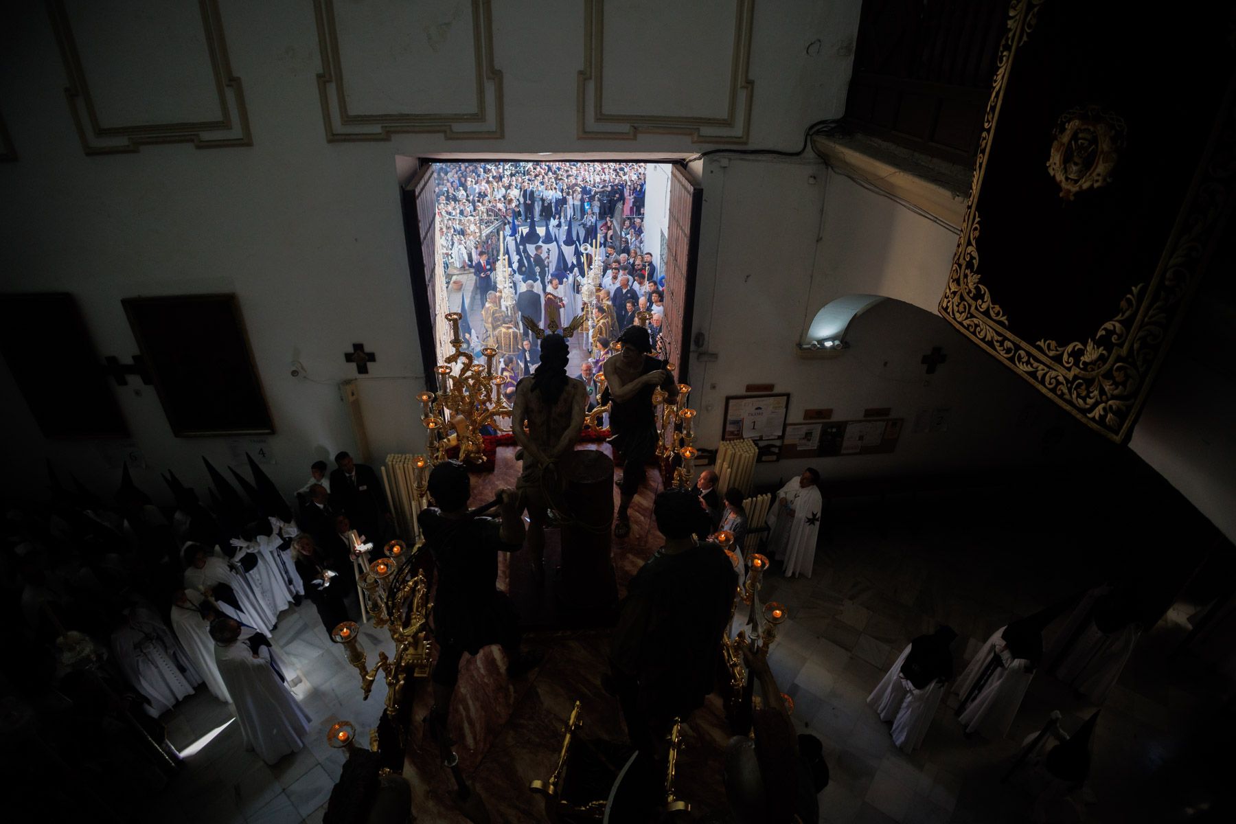 Un Miércoles Santo con La Flagelación, desde dentro