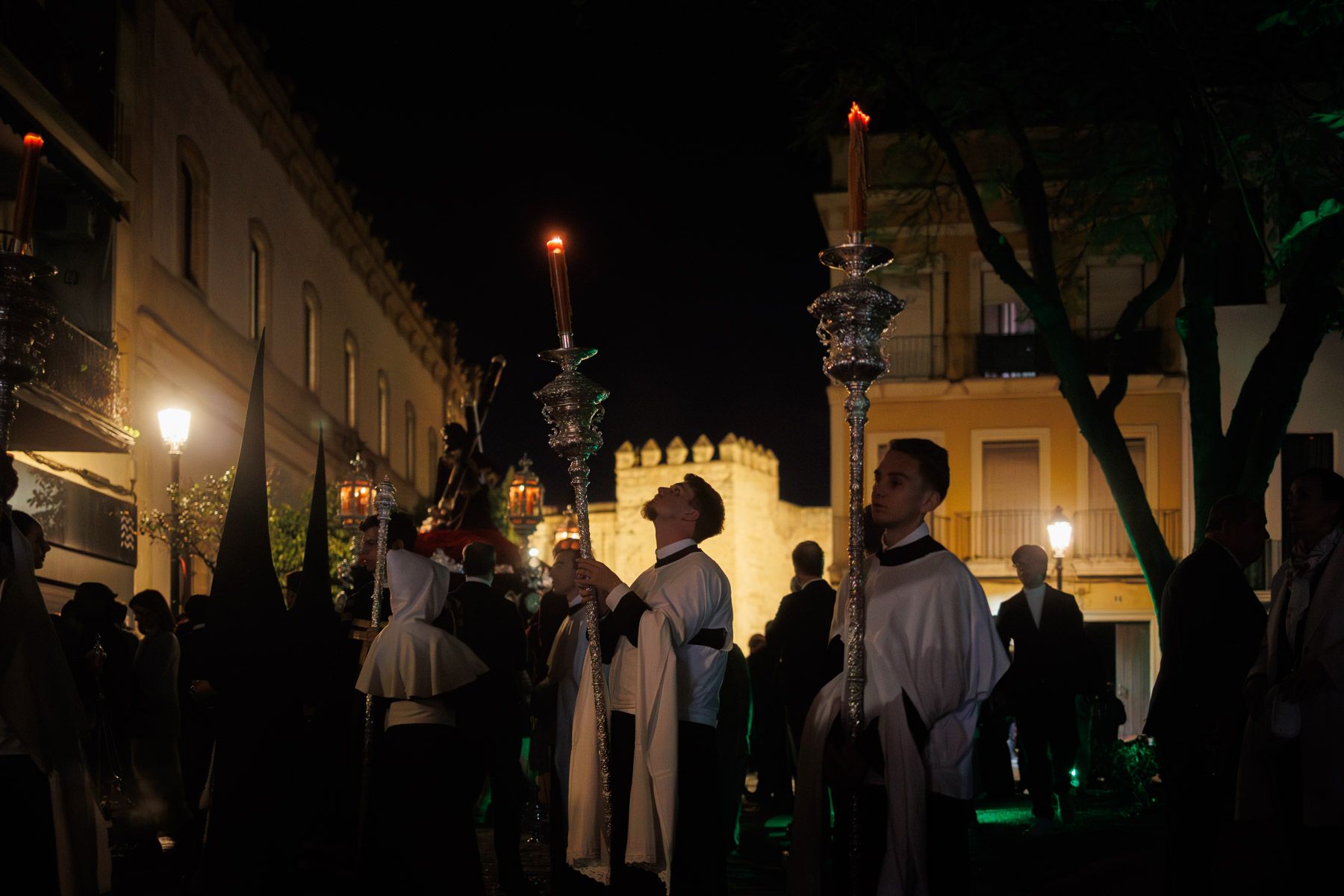 Las Tres Caídas un Miércoles Santo desde San Miguel