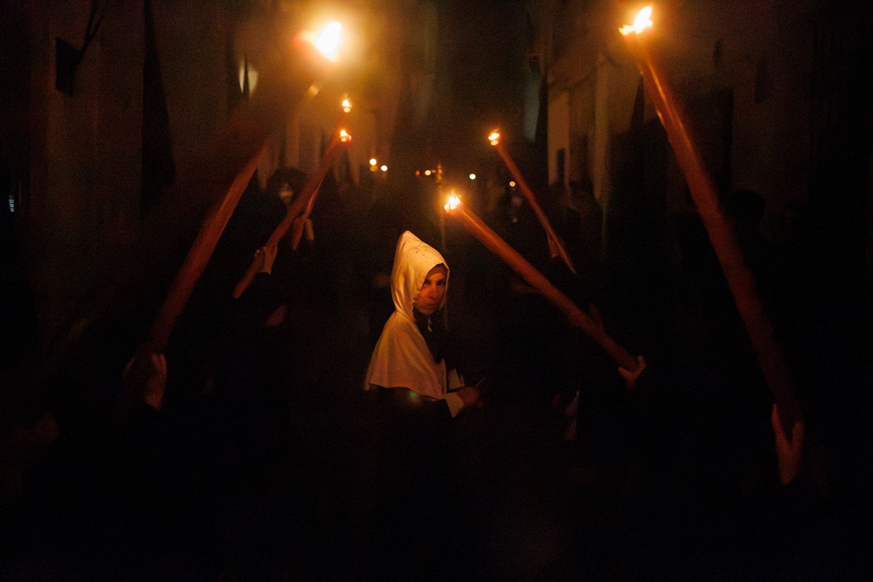 Las Tres Caídas un Miércoles Santo desde San Miguel