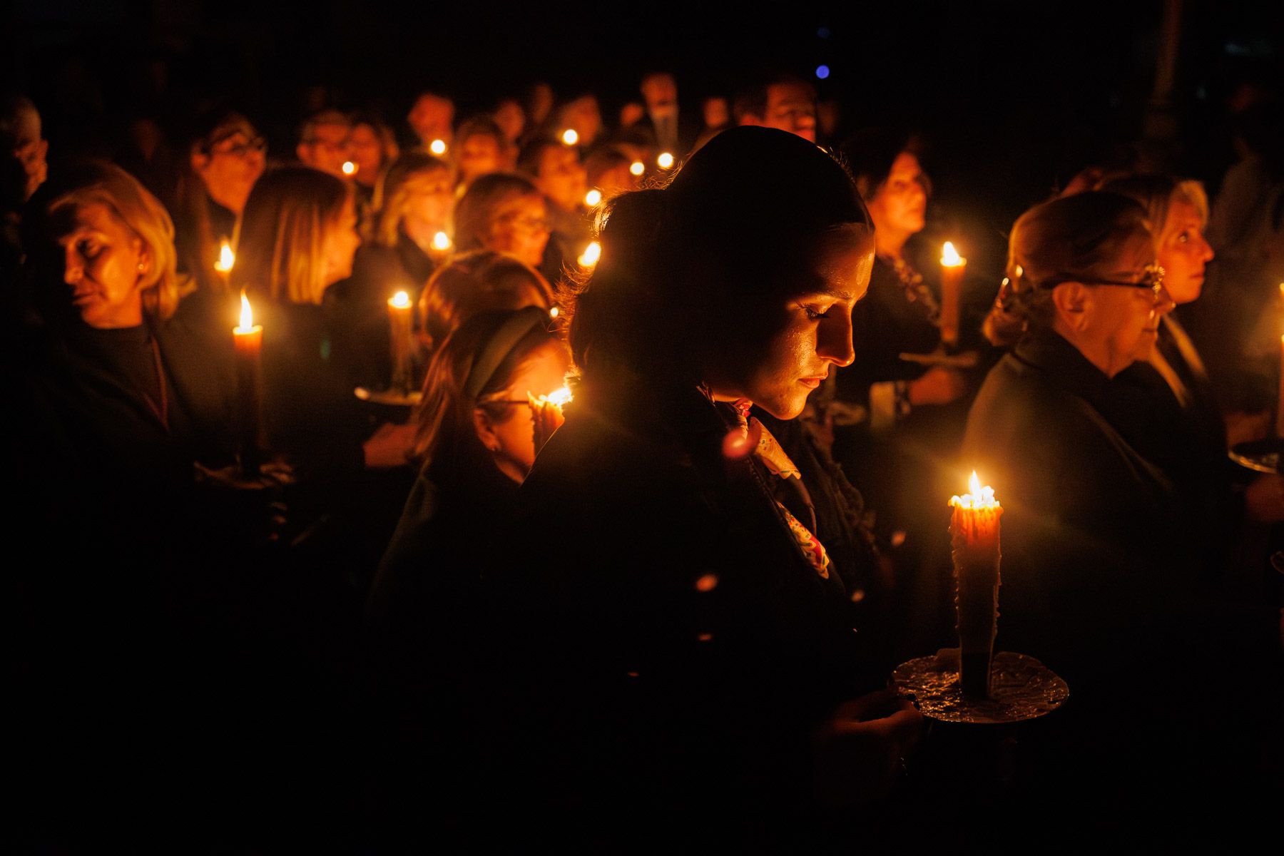 Las Tres Caídas un Miércoles Santo desde San Miguel
