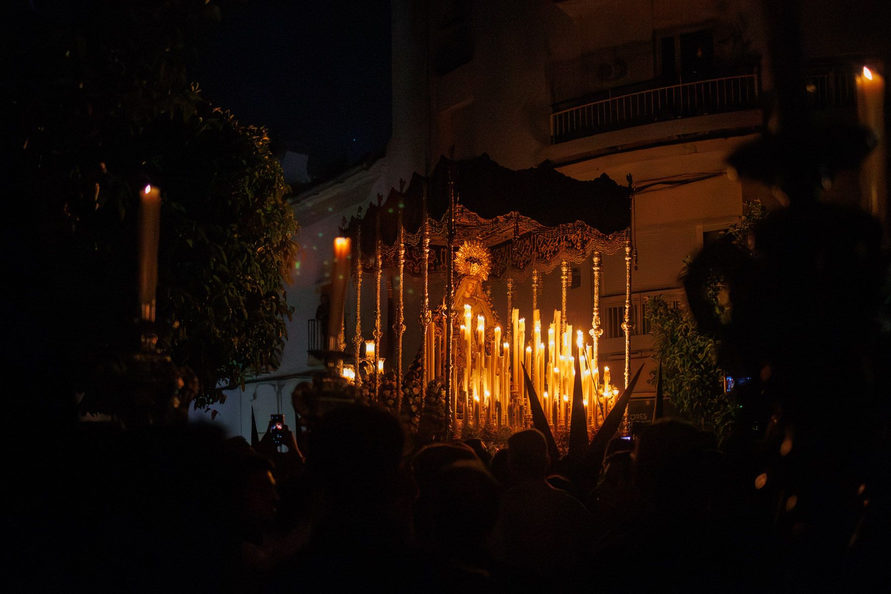 Las Tres Caídas un Miércoles Santo desde San Miguel