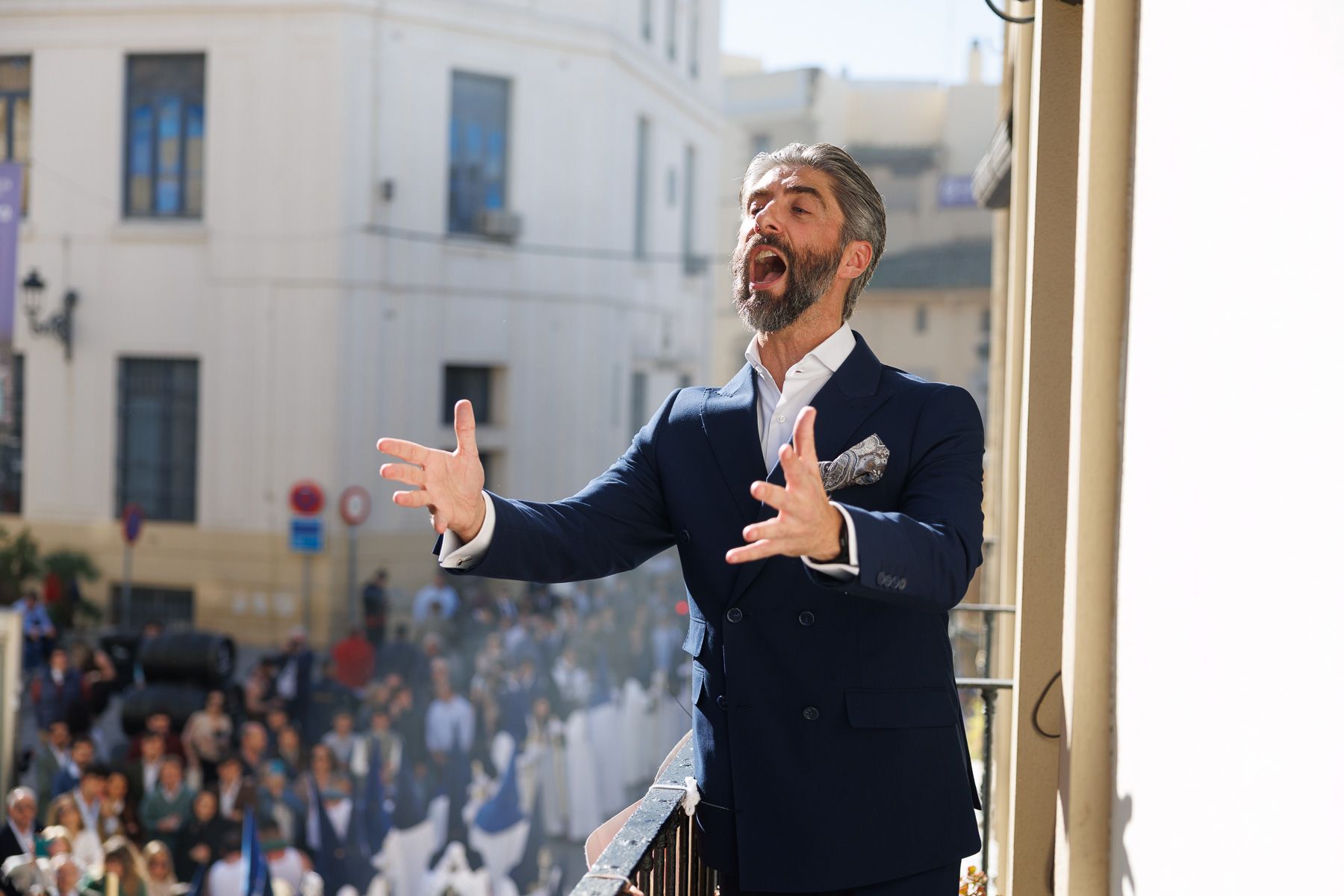 Pedro Garrido 'Niño de la Fragua', que participó en el programa de saetas del Casino Jerezano. Pedro Garrido 'Niño de la Fragua', que participó en el programa de saetas del Casino Jerezano.
