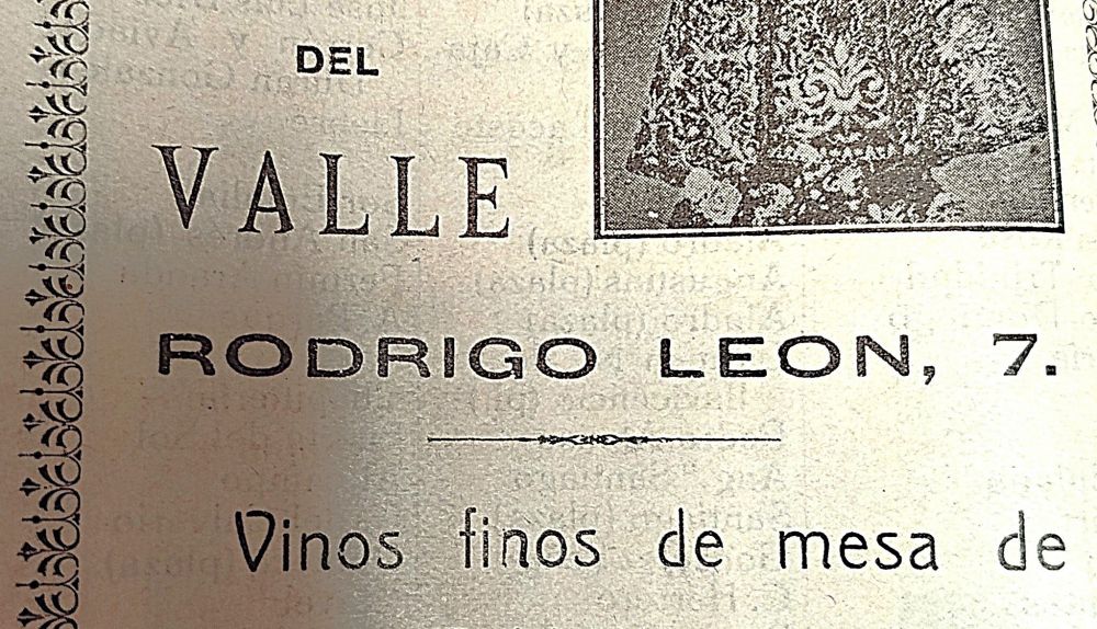 Publicidad de la Guía Práctica del Turista de 1929 con la fotografía de la Virgen del Valle