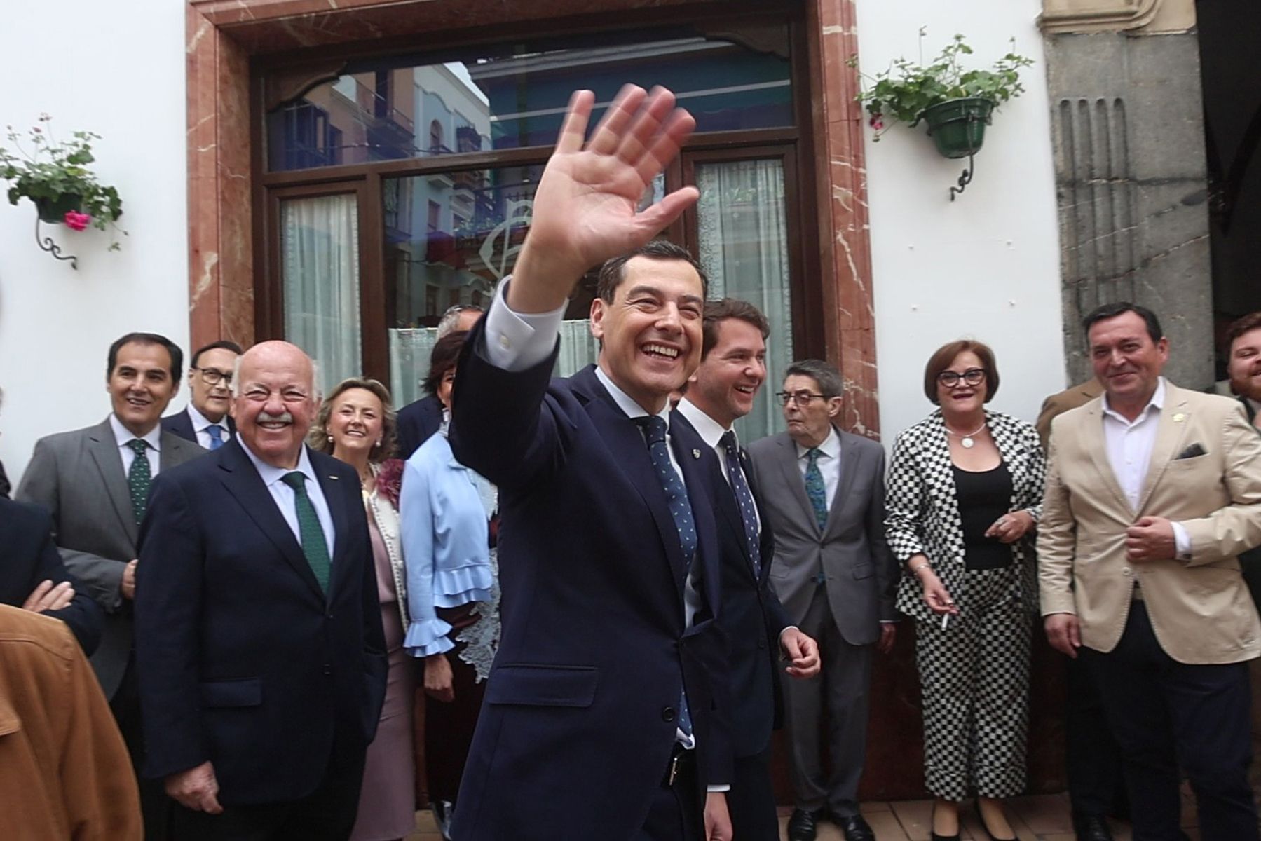 Moreno, en Cabra, este Jueves Santo.