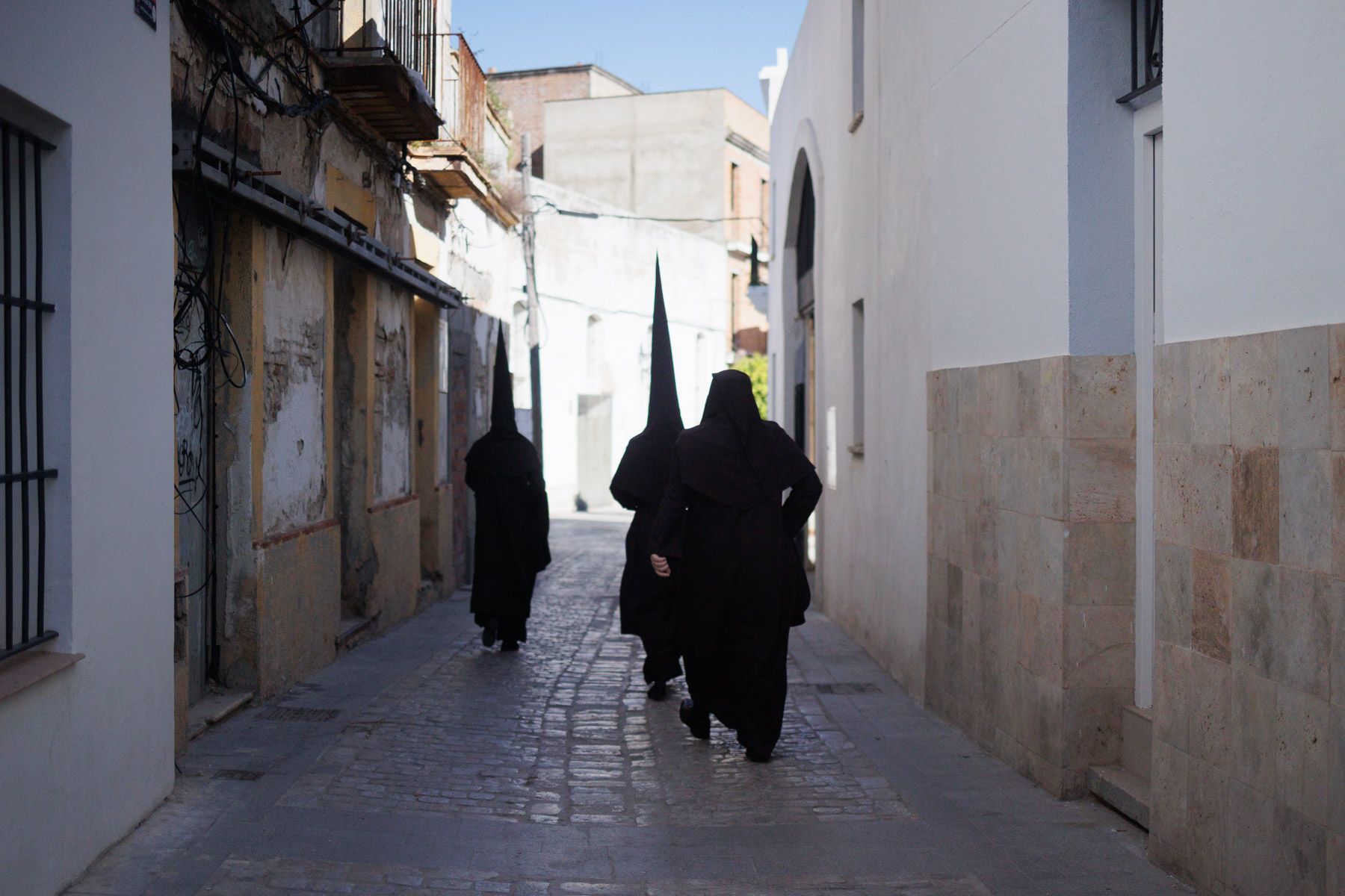 La Lanzada procesionando el Jueves Santo 