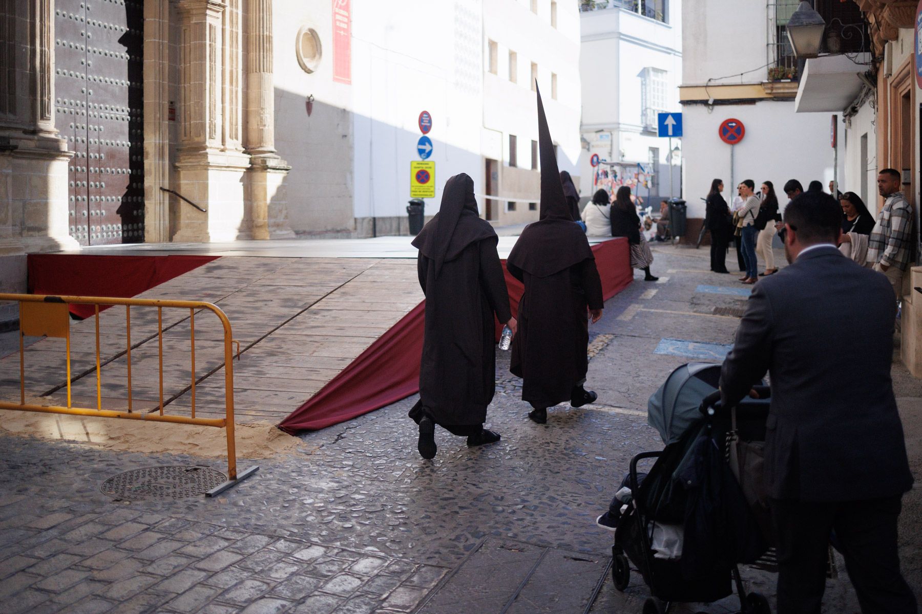 La Lanzada procesionando el Jueves Santo 