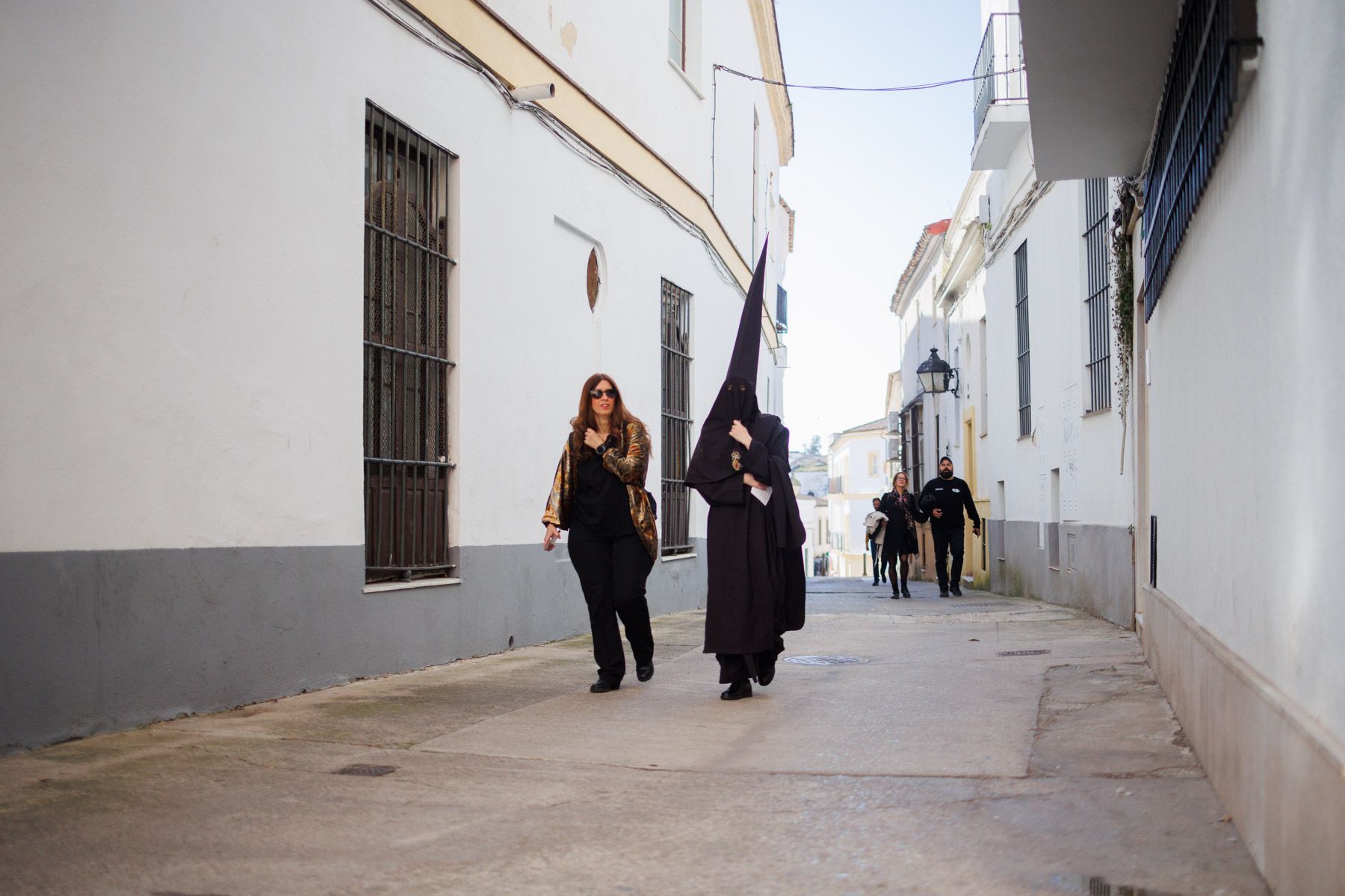 La Lanzada procesionando el Jueves Santo 