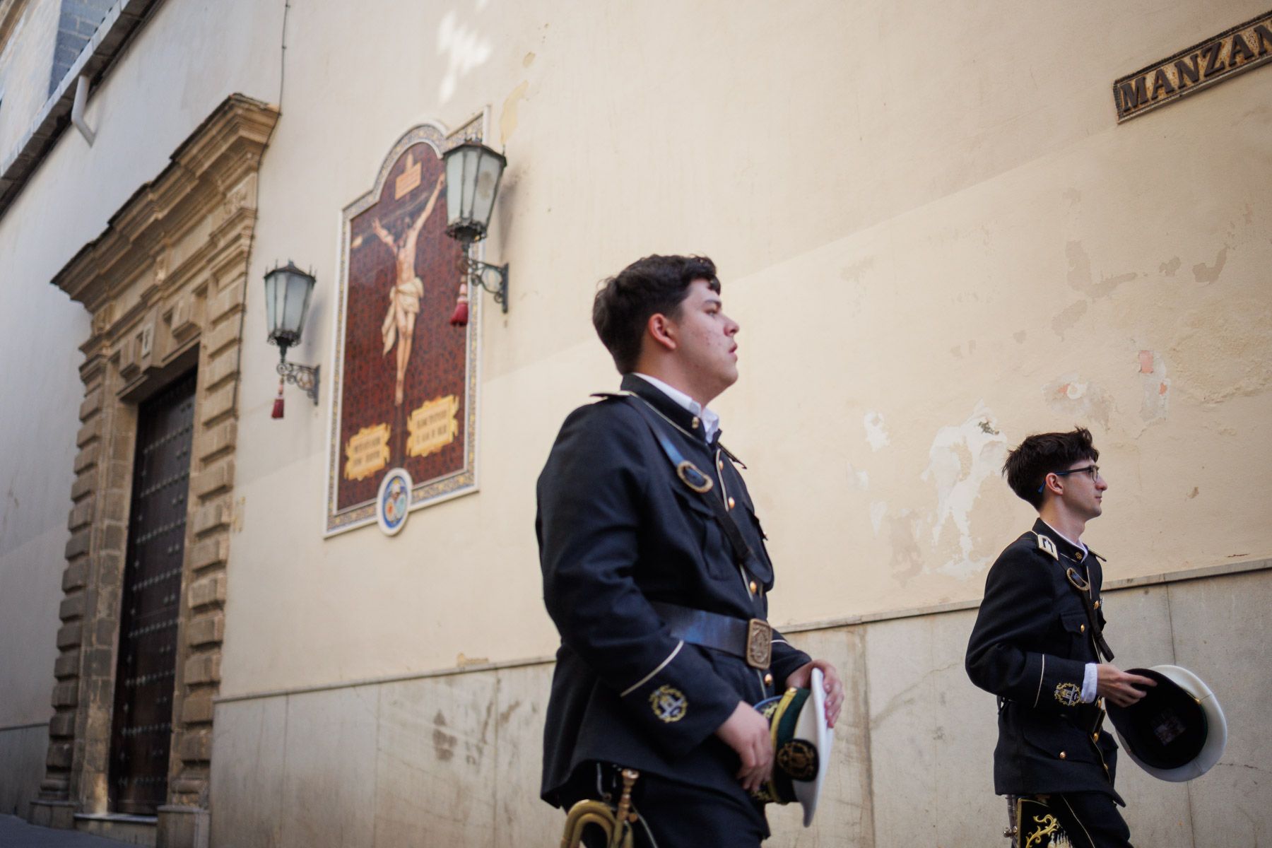La Lanzada procesionando el Jueves Santo 