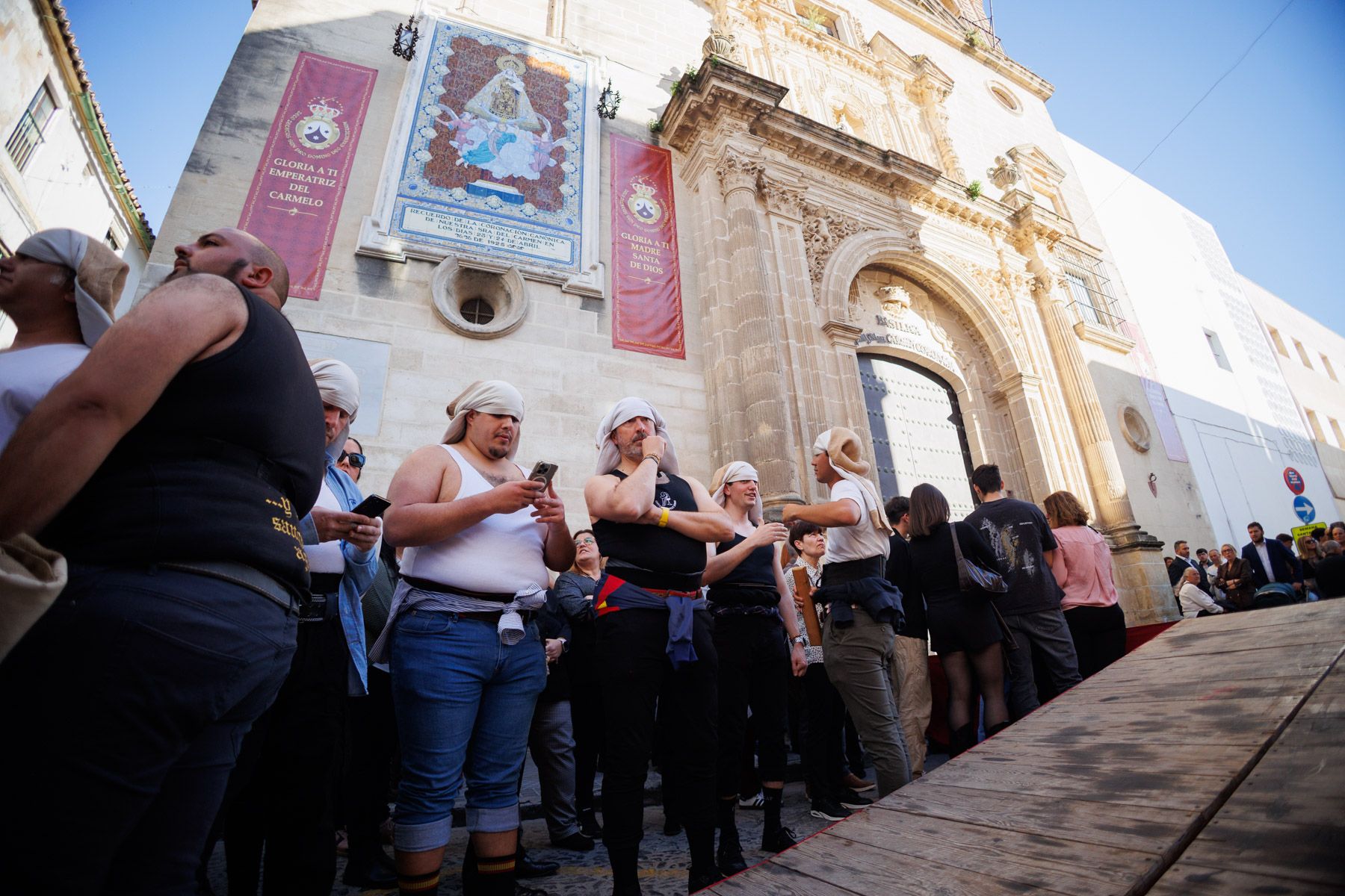 La Lanzada procesionando el Jueves Santo 
