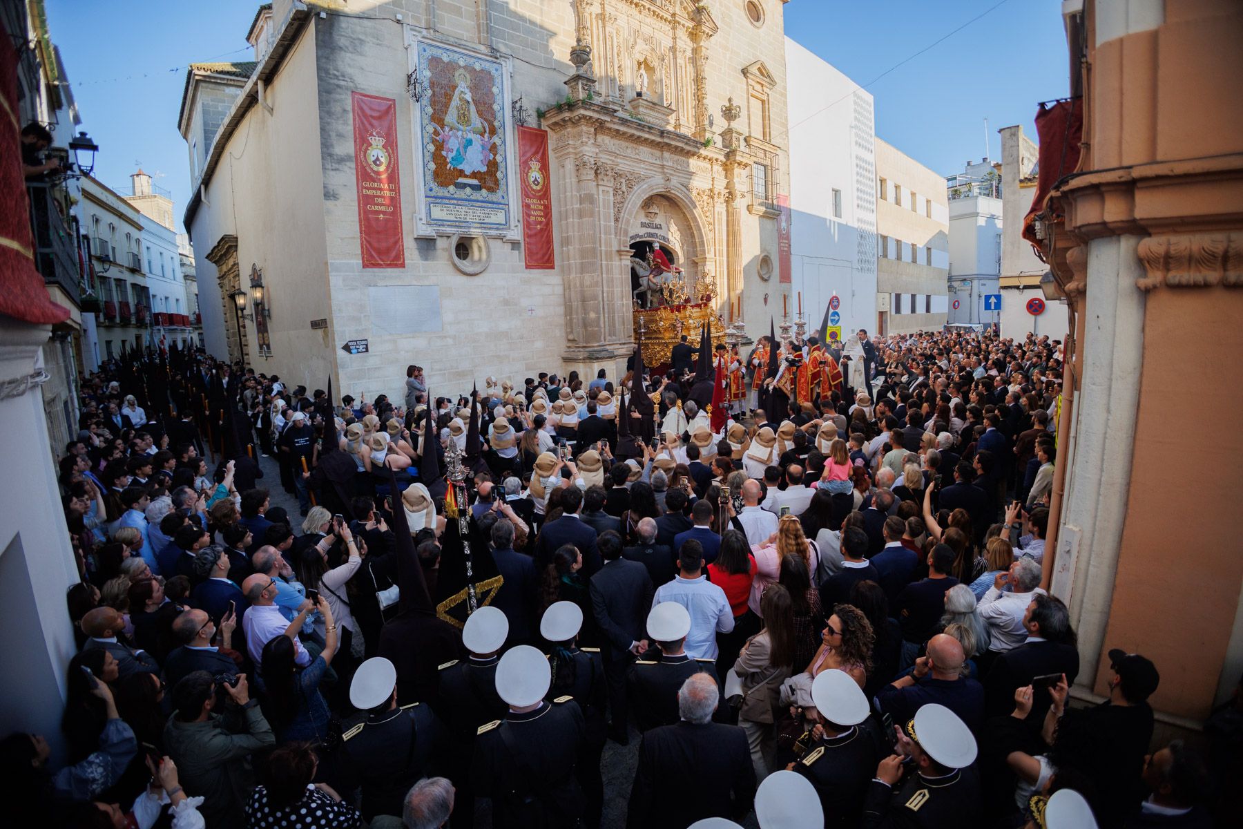 El misterio de La Lanzada, saliendo del Carmen en el Jueves Santo de 2026.