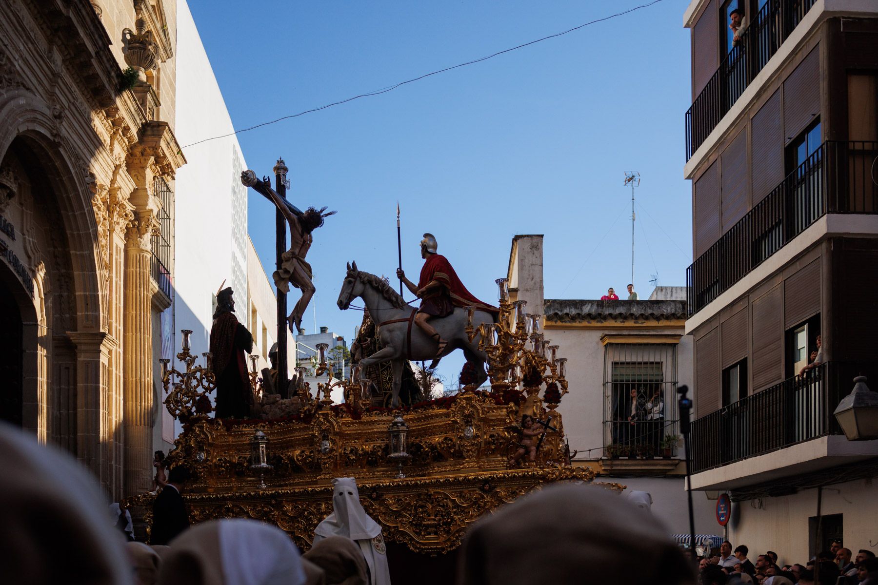 La Lanzada procesionando el Jueves Santo 