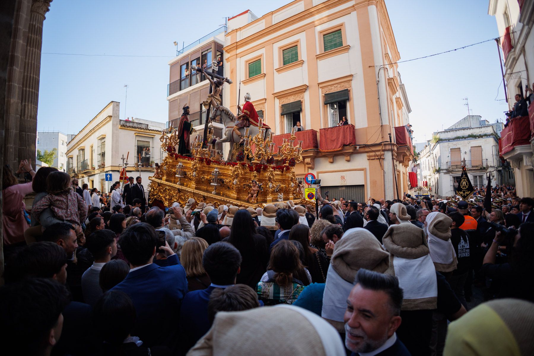 La Lanzada procesionando el Jueves Santo 