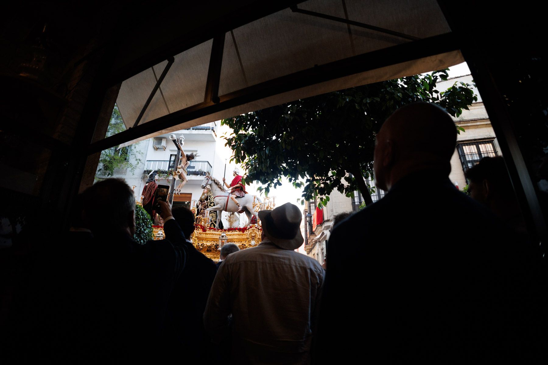 La Lanzada procesionando el Jueves Santo 