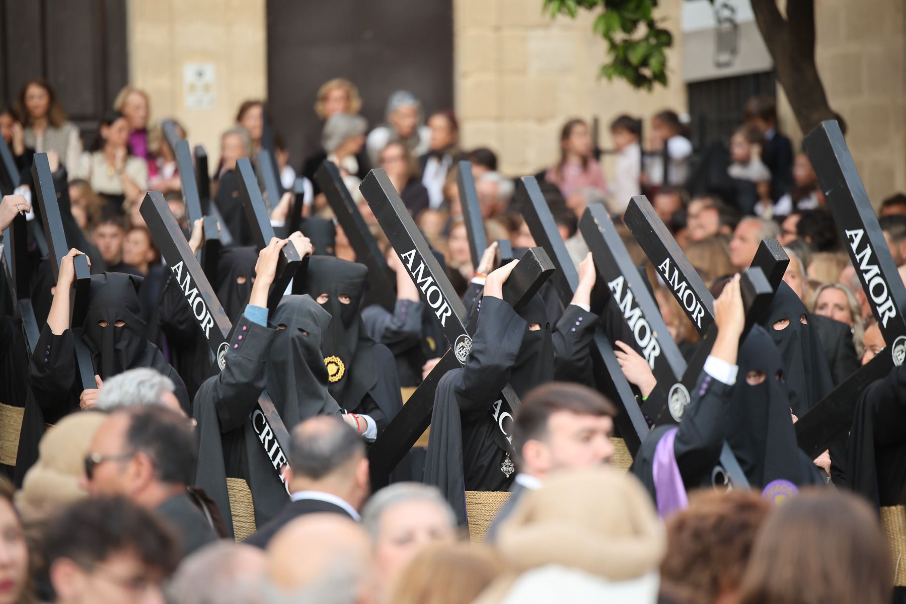 La Hermandad del Mayor Dolor, este Jueves Santo de la Semana Santa de Jerez 2026.