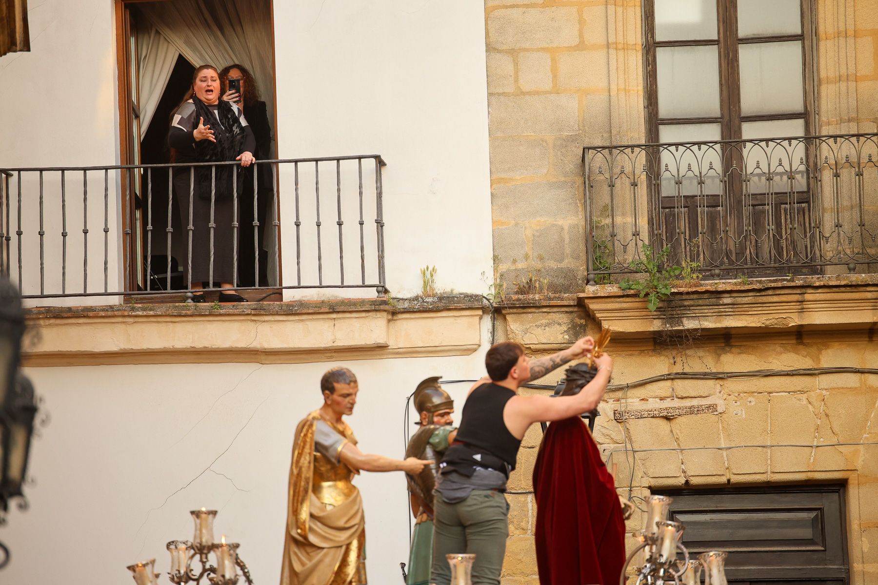 La Hermandad del Mayor Dolor, este Jueves Santo de la Semana Santa de Jerez 2026.