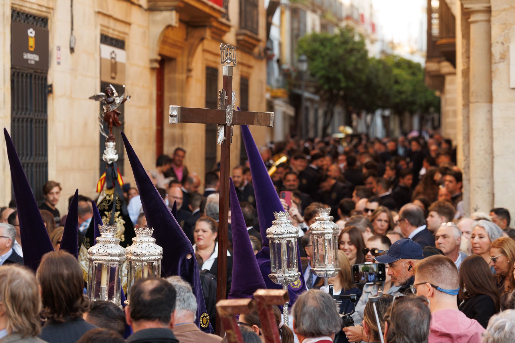 La Hermandad del Mayor Dolor, este Jueves Santo de la Semana Santa de Jerez 2026.