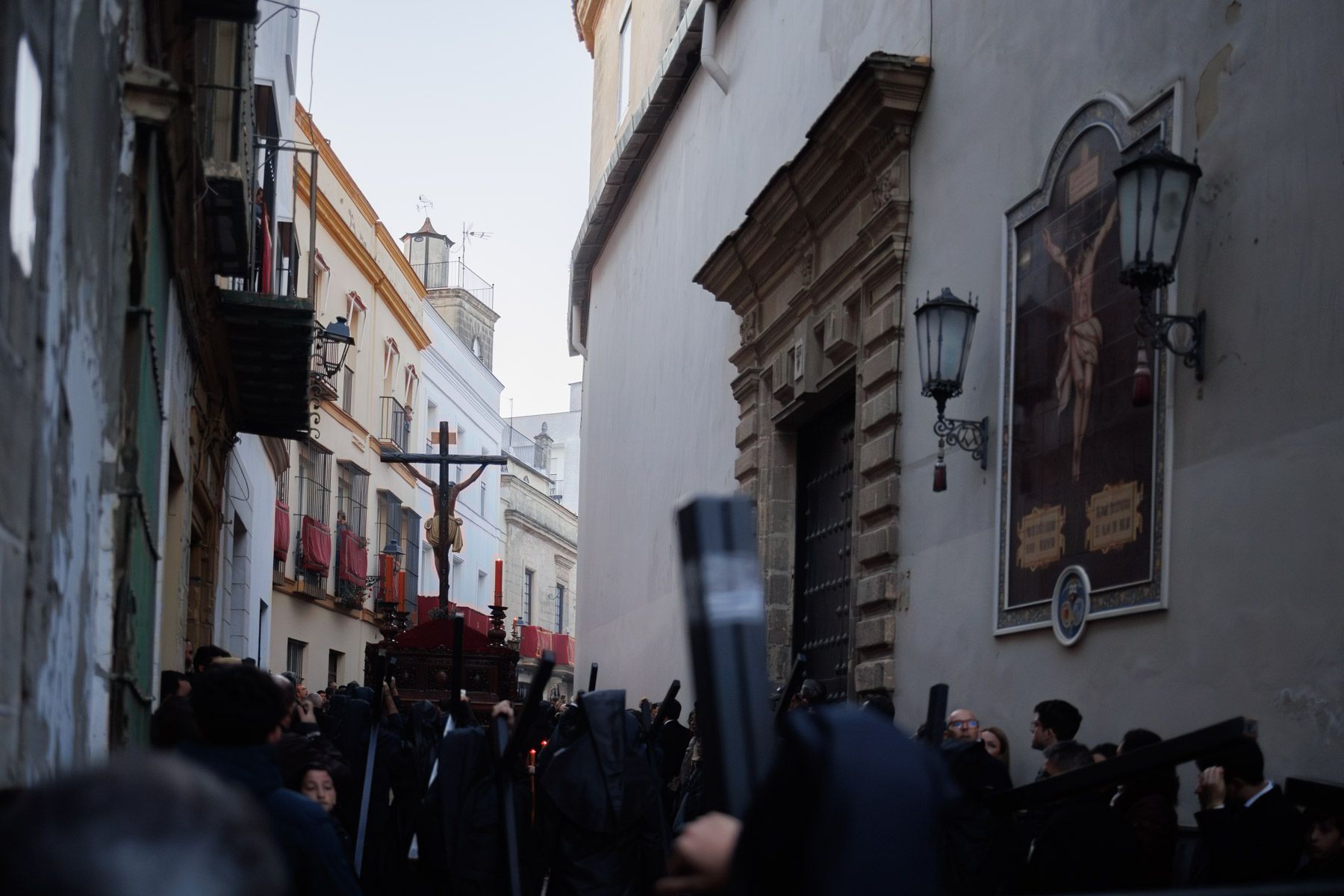 La Buena Muerte de regreso a Santiago en la mañana del Viernes Santo