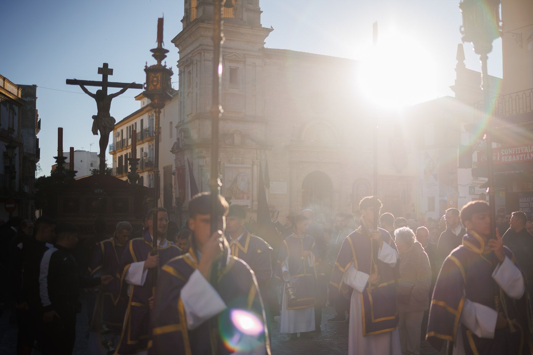 La Buena Muerte de regreso a Santiago en la mañana del Viernes Santo