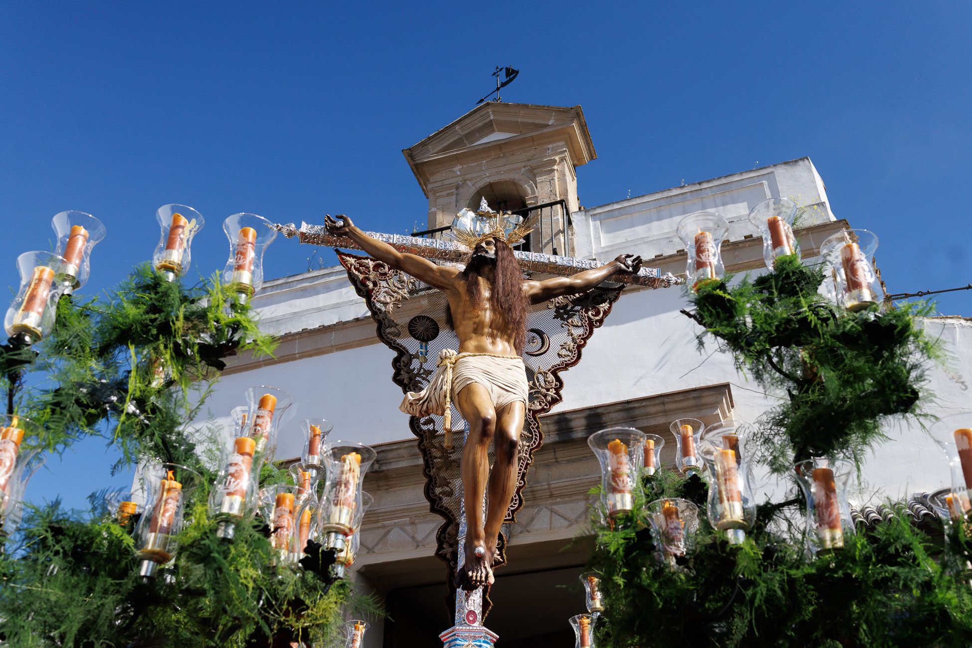 El Cristo, emblema de la Semana Santa de Jerez. 