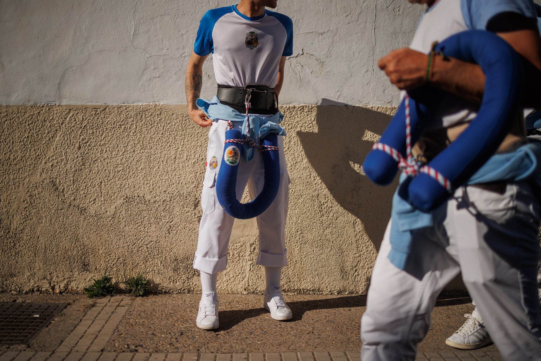 La Hermandad de la Exaltación en su salida este Viernes Santo