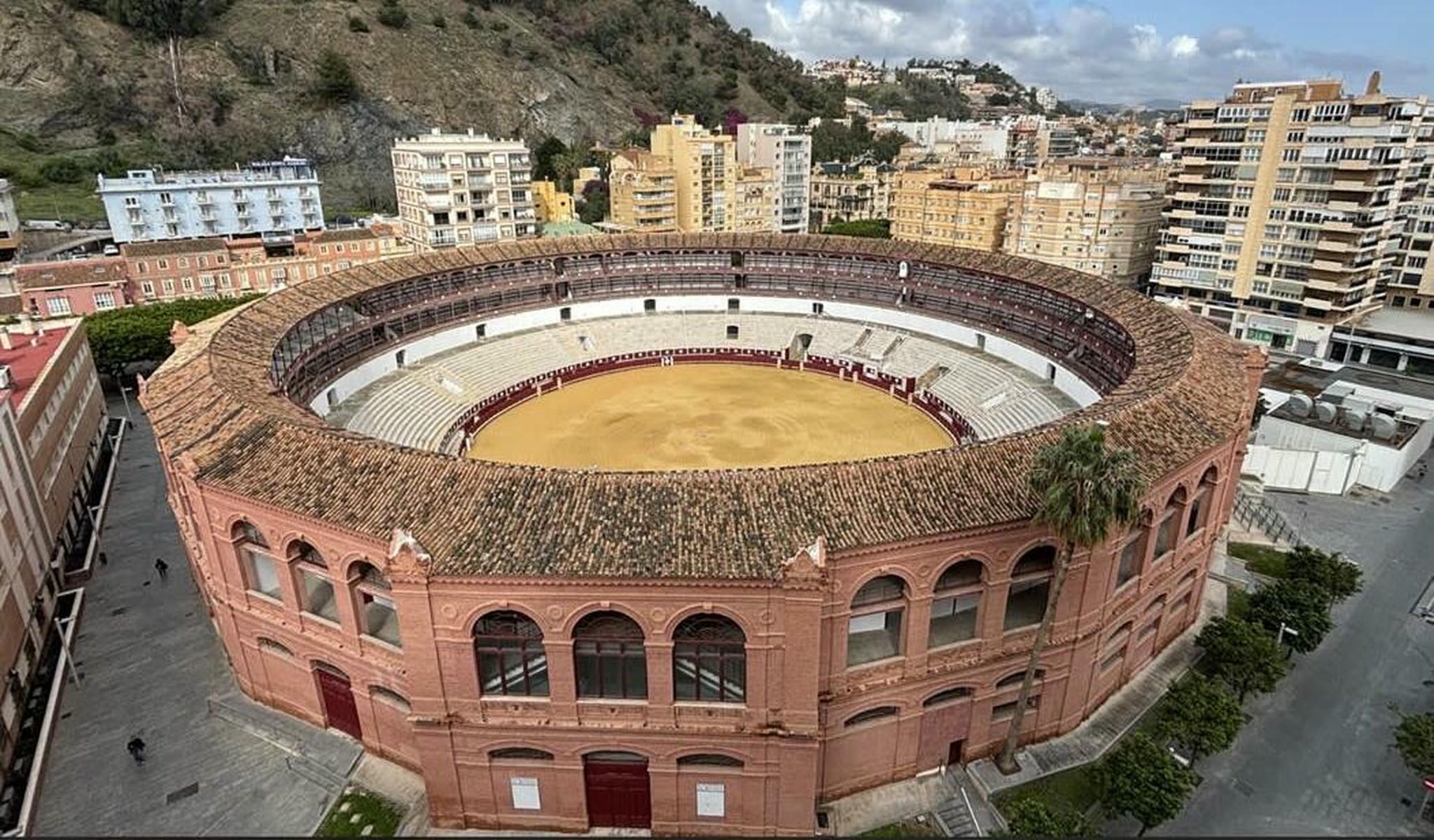 Plaza de Toros de La Malagueta, en la que Ricardo Ortiz perdía la vida este Viernes Santo