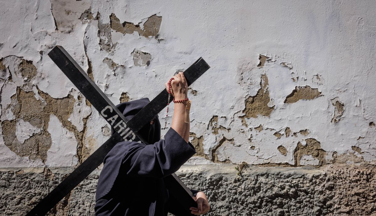 Santa Marta en procesión el Sábado Santo