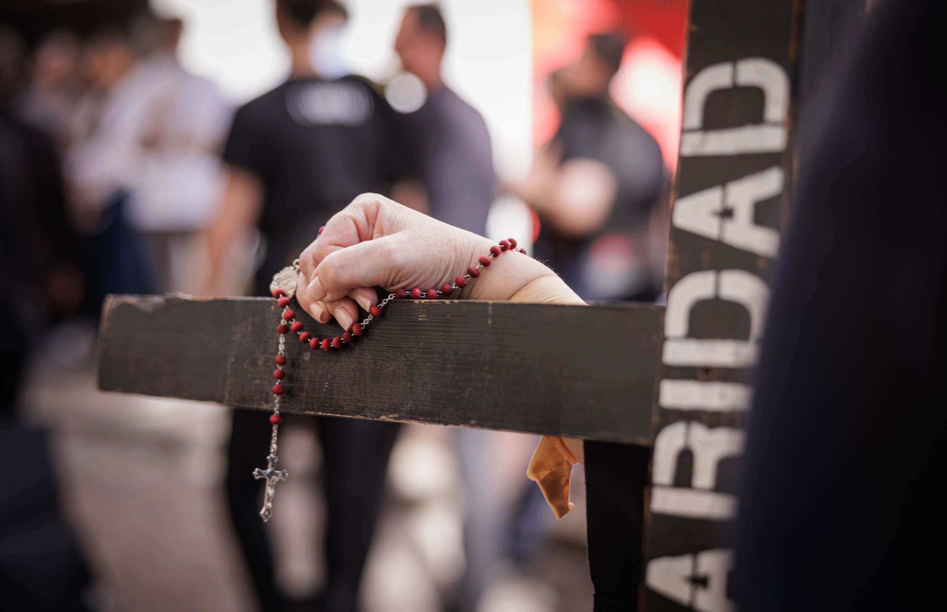 Santa Marta en procesión el Sábado Santo Santa Marta en procesión el Sábado Santo