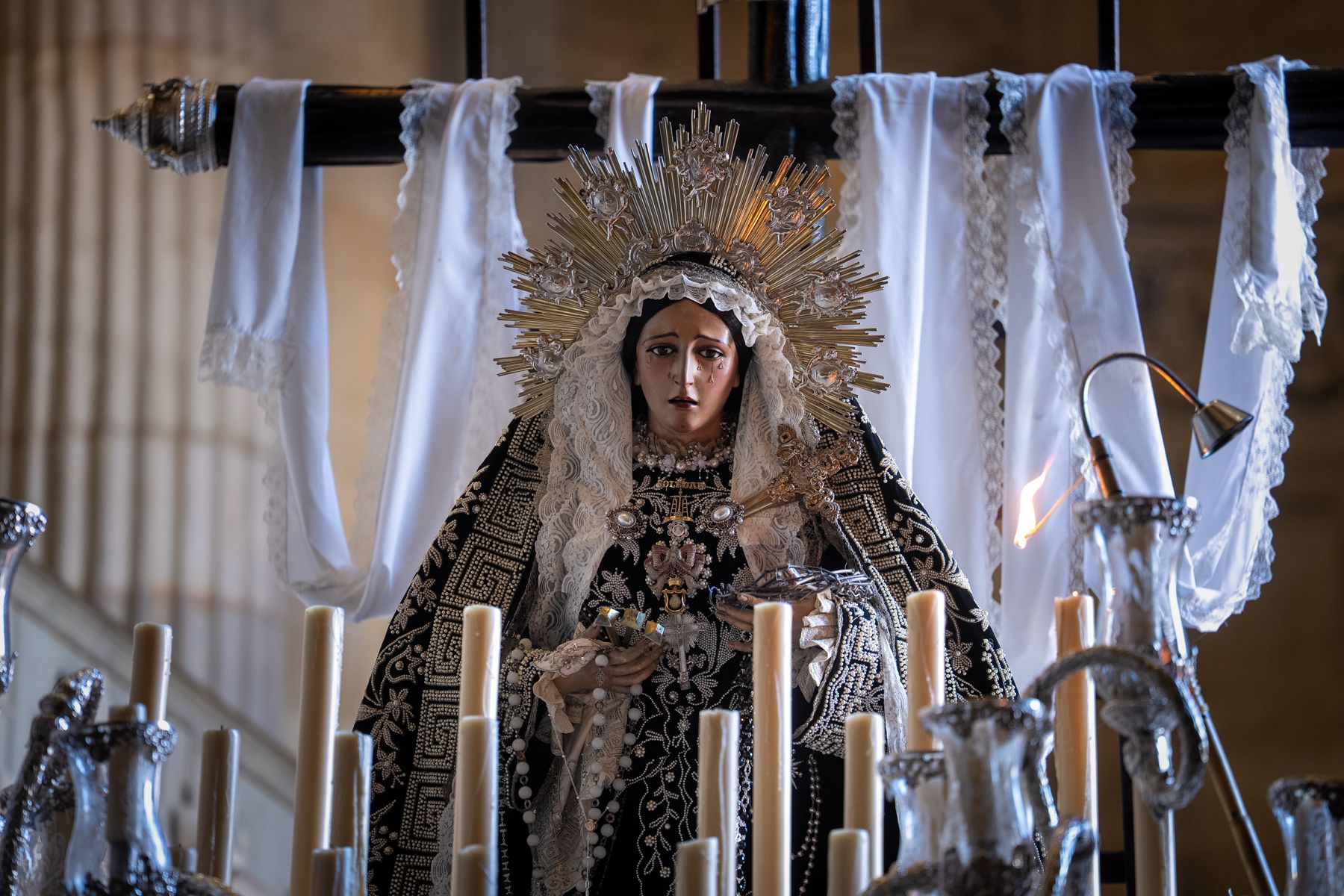 Sábado Santo en Cádiz: el Santo Entierro, desde el Oratorio de San Felipe Neri 16