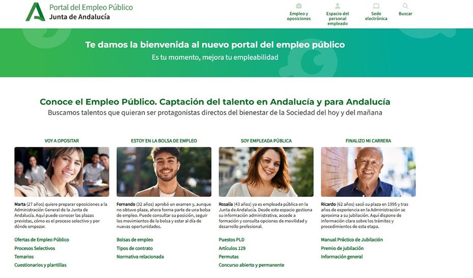 La Junta de Andalucía pone en marcha el nuevo portal de empleo La Junta de Andalucía pone en marcha el nuevo portal de empleo