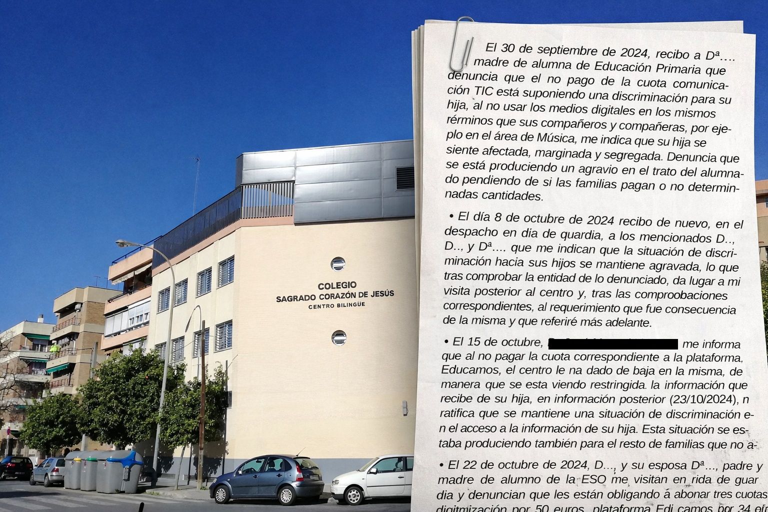 Algunas de las denuncias que recibió el inspector.