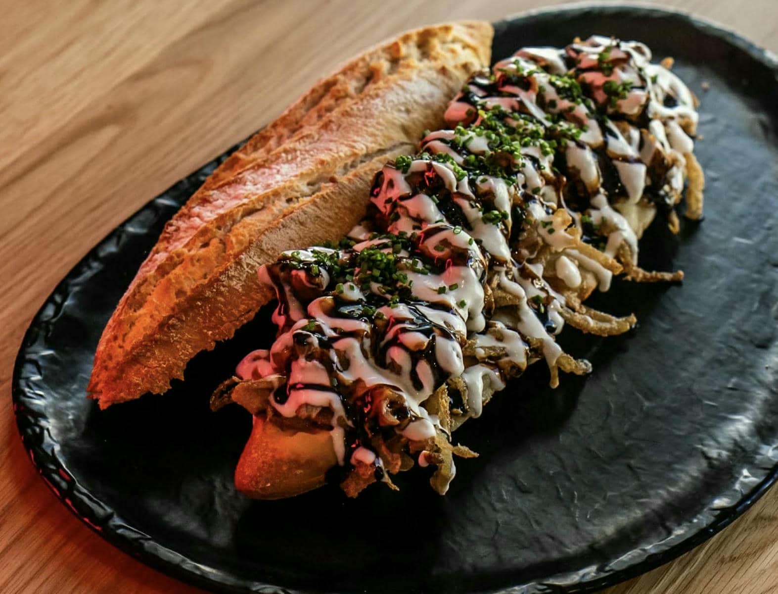 Bocadillo con el que Bocatería Xerez participa en el III Campeonato de España de Bocatas.