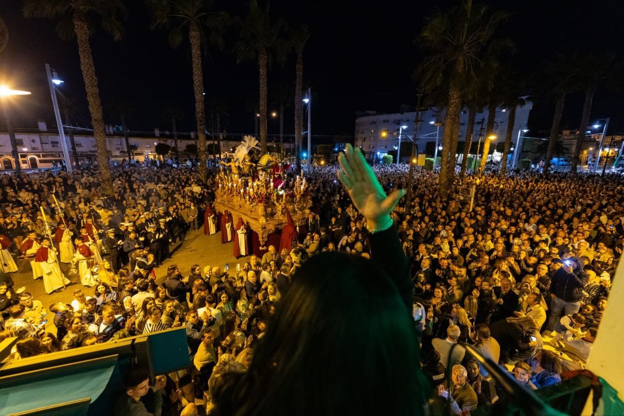 Un momento de la Semana Santa de San Fernando.