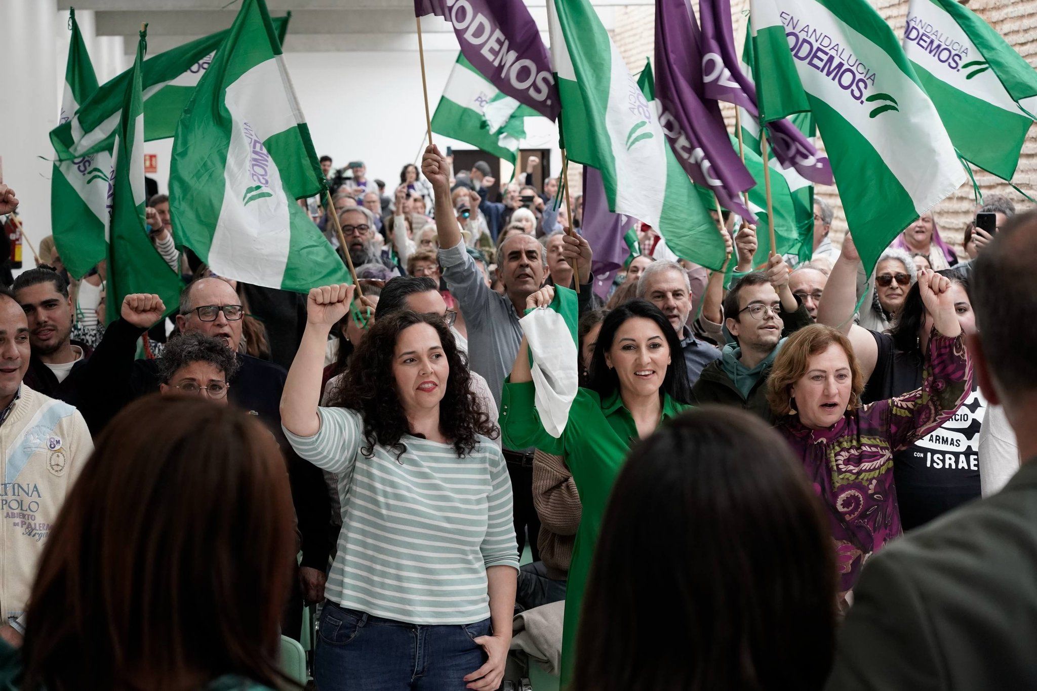 Un acto de Podemos Andalucía, el pasado mes de marzo.