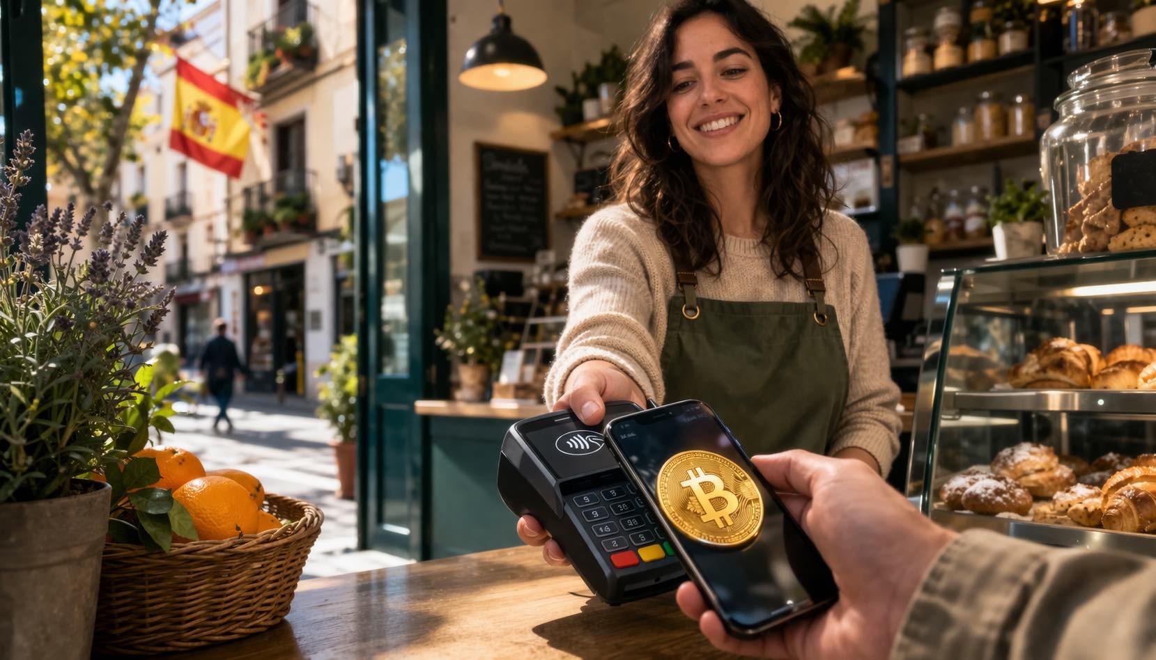 Cómo las criptomonedas están transformando el pequeño comercio en España