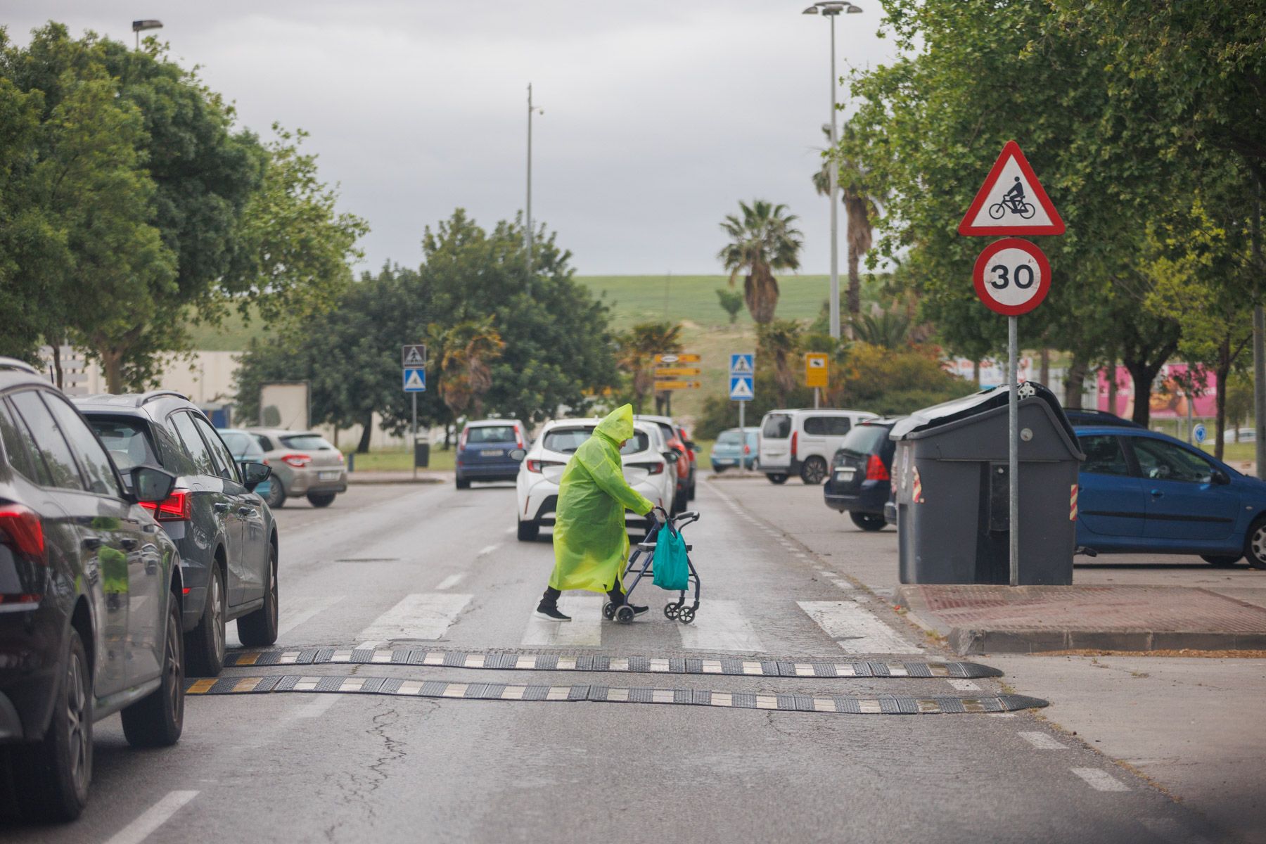 Una jornada de lluvia este mes de abril.