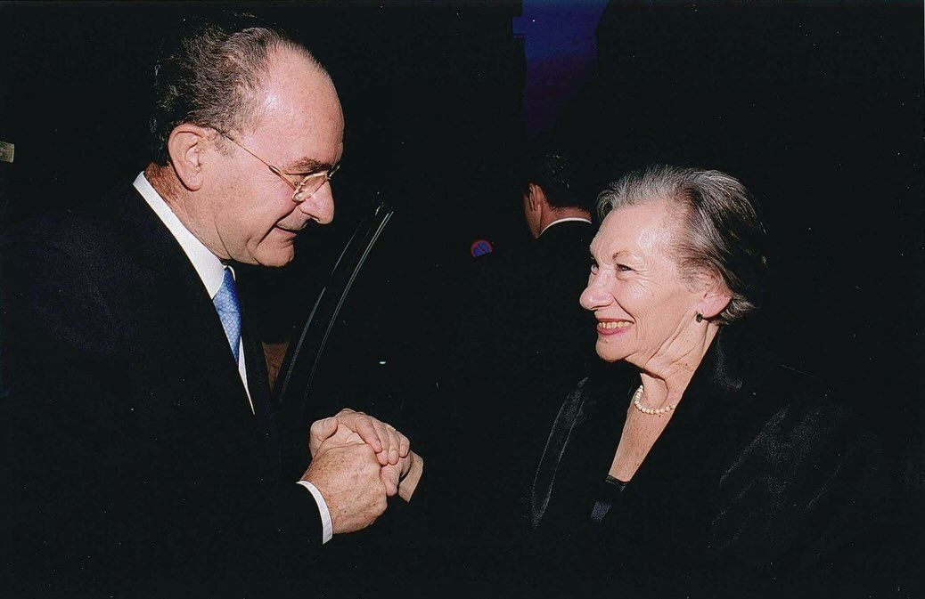 Ruiz Picasso junto a Paco de la Torre en 2003.