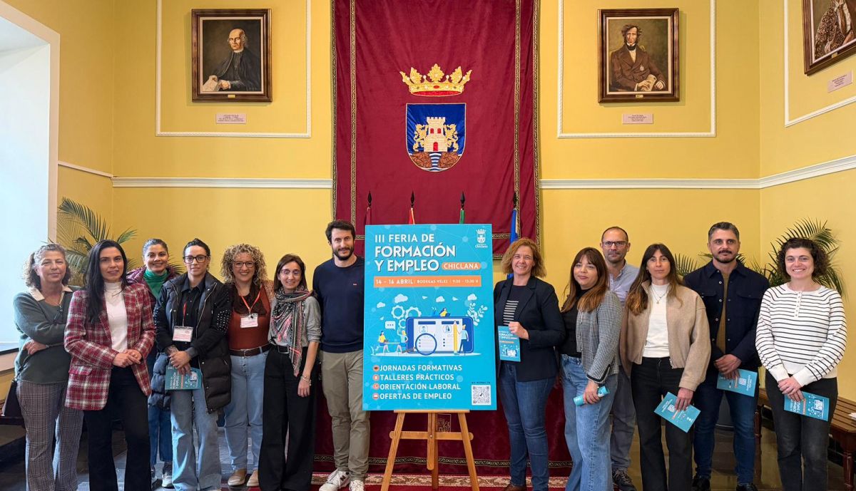 Presentación de la Feria de Formación y Empleo en Chiclana.
