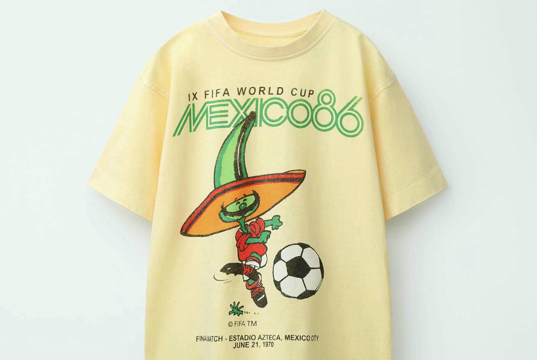 Camiseta de México vendida en Zara.