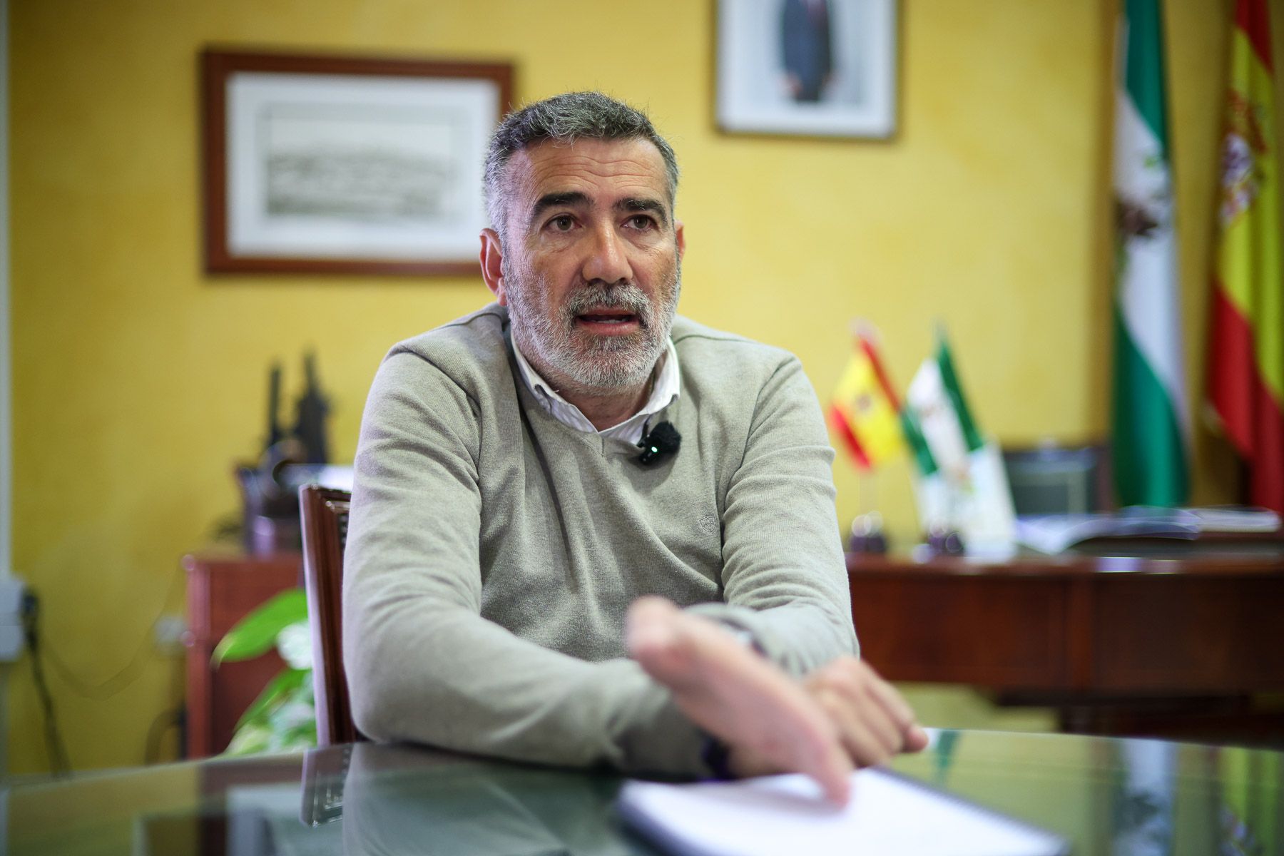 Javier Pizarro, alcalde de Alcalá de los Gazules y portavoz del PSOE en Diputación de Cádiz.