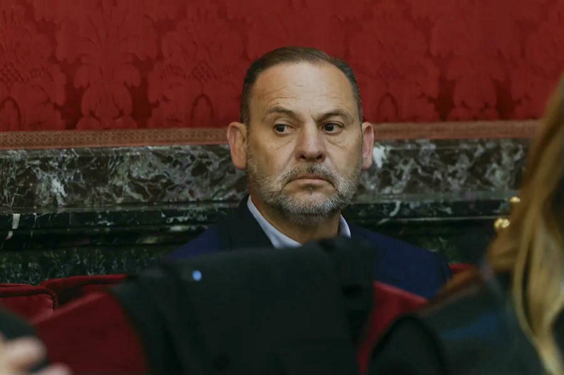 José Luis Ábalos, exministro y exsecretario de Organización del PSOE, este martes en la vista del Supremo.