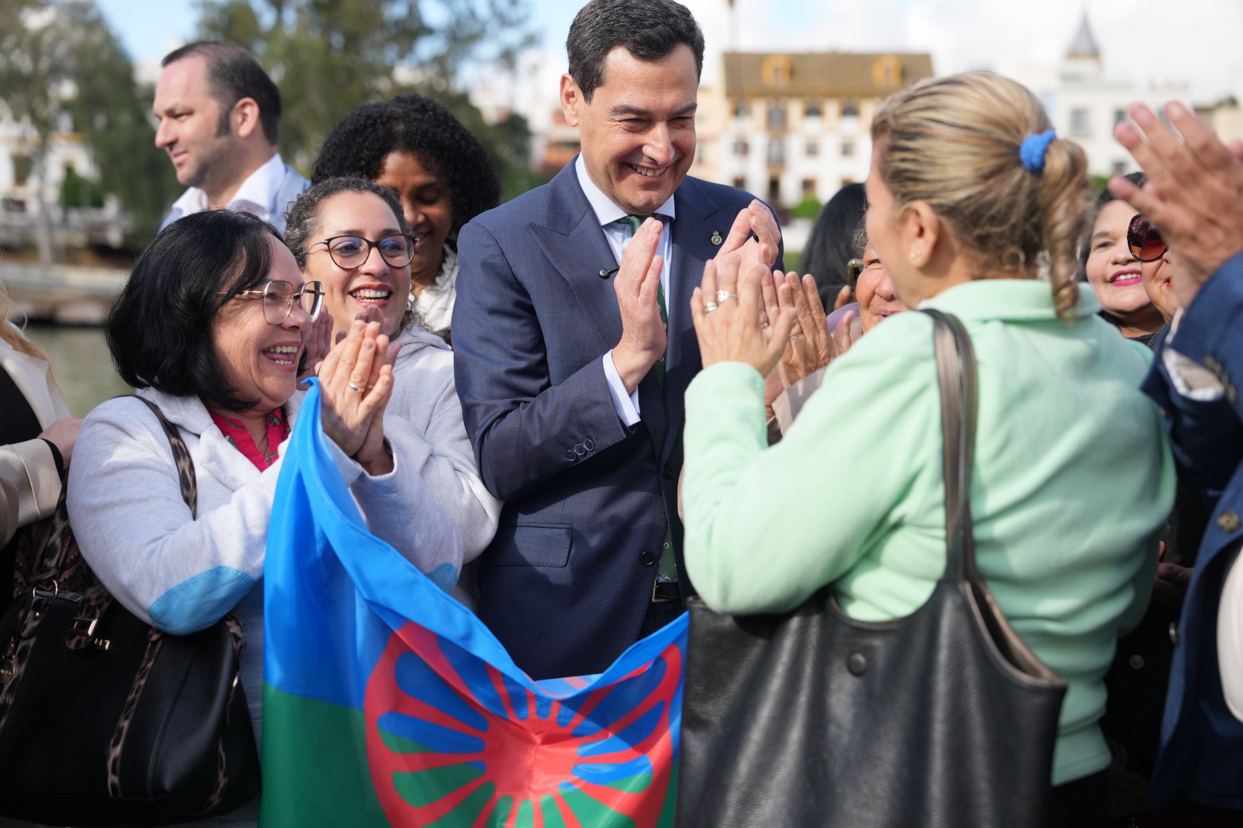 Acto de conmemoración del Día Internacional del Pueblo Gitano en Sevilla.