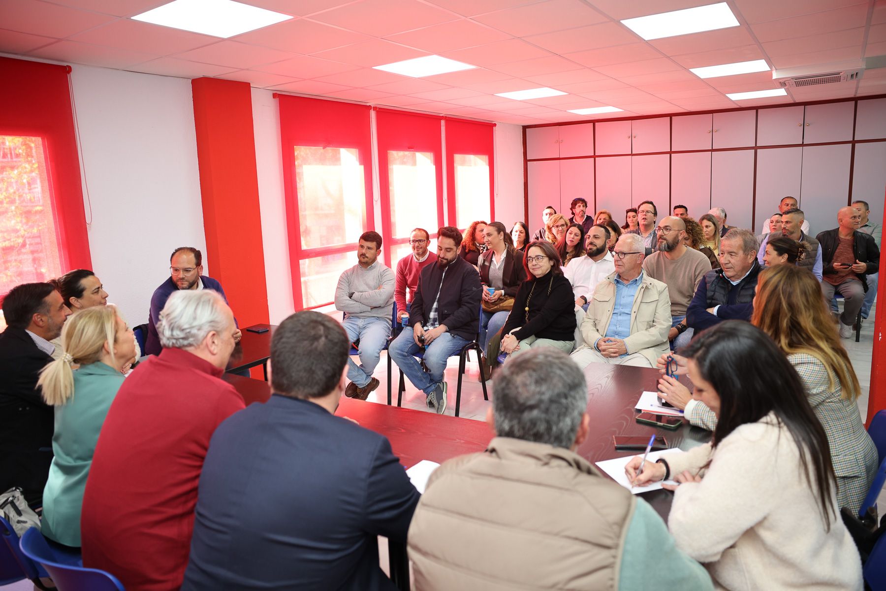 Ejecutiva del PSOE de Cádiz, celebrada este pasado miércoles en Jerez. Ejecutiva del PSOE de Cádiz, celebrada este pasado miércoles en Jerez.