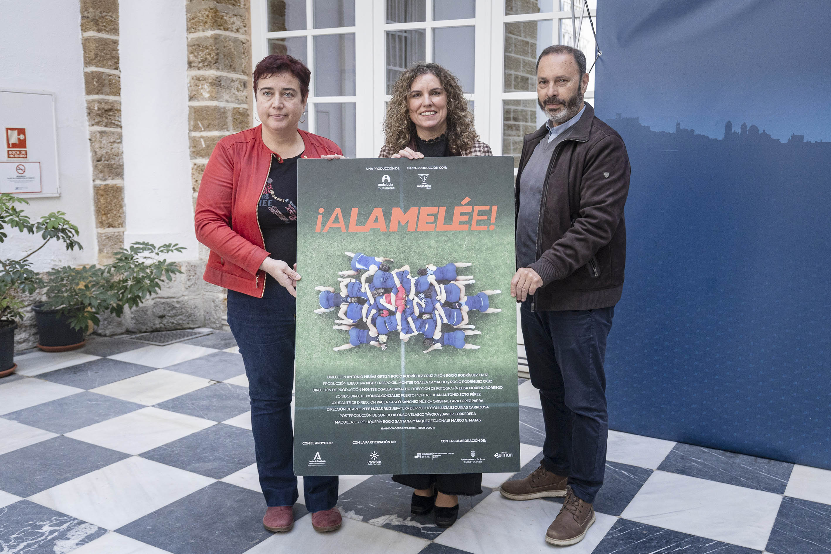 La Diputación de Cádiz apoya '¡A la melée!', un documental sobre la historia del rugby femenino en España.